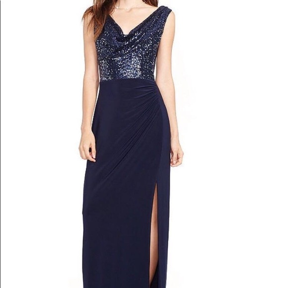 Ralph Lauren sequinned bodice gown - Picture 2 of 5